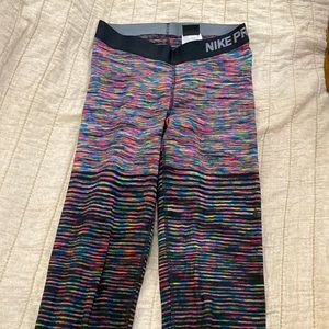 Nike Pro multi color leggings